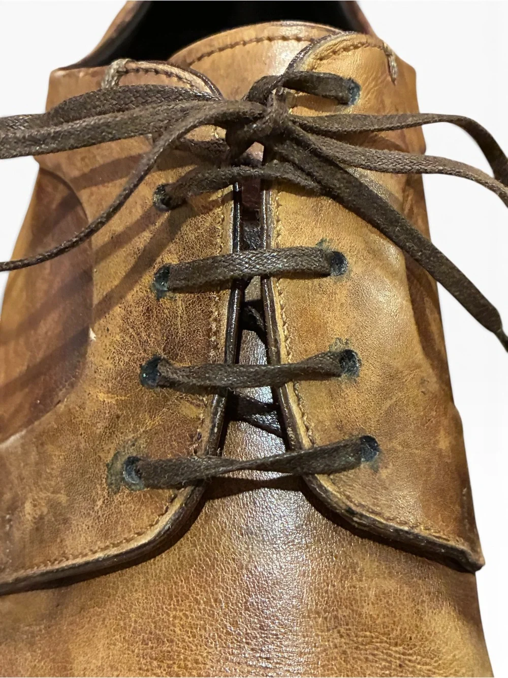 Ermenegildo Zegna XXX Couture Antique Leather Derby